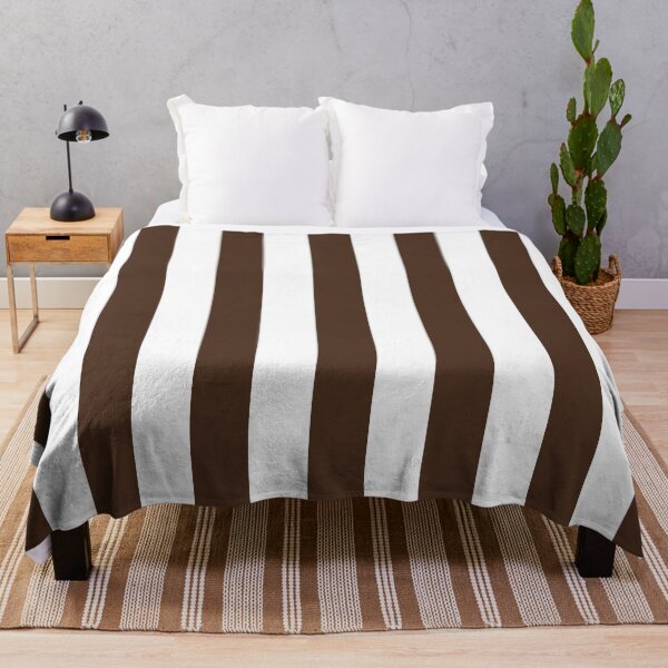 Item preview, Brown and white vertical stripes pattern designed and sold by RishabhArts1.
