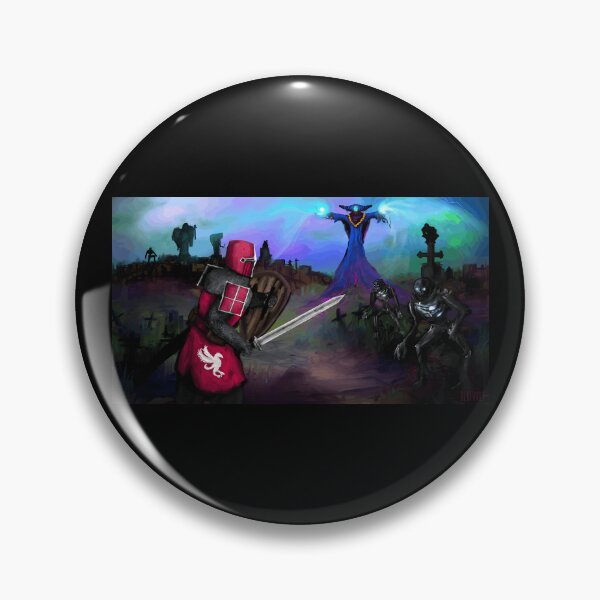 Item preview, Dark Fantasy Knight Battling Evil Sorcerer and Creatures designed and sold by fibiiistd.