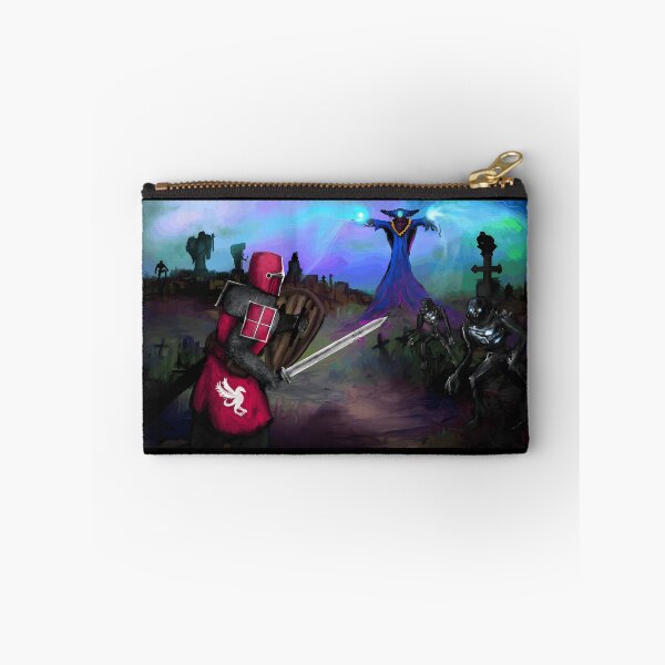 Item preview, Dark Fantasy Knight Battling Evil Sorcerer and Creatures designed and sold by fibiiistd.