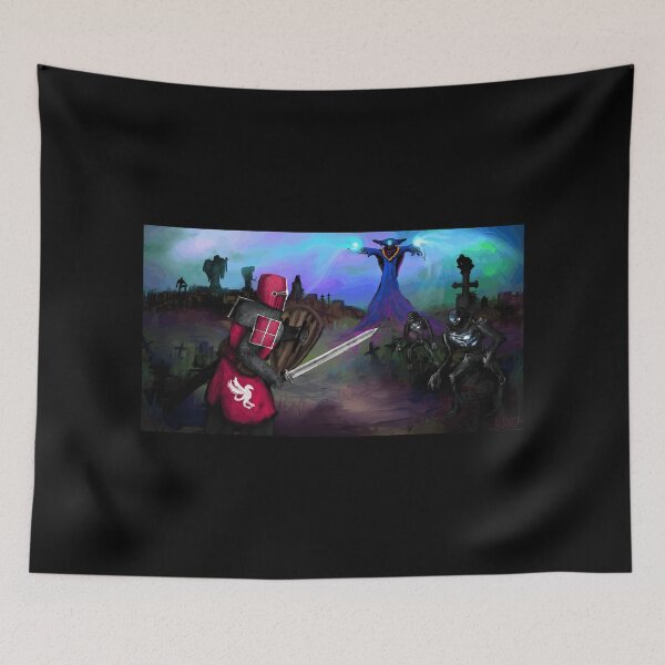 Item preview, Dark Fantasy Knight Battling Evil Sorcerer and Creatures designed and sold by fibiiistd.