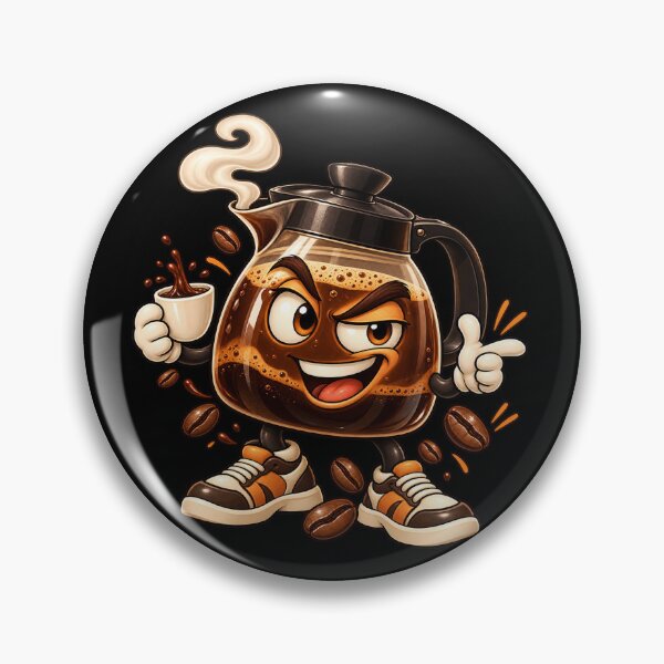 Item preview, Coffee Powered Chaos Retro Coffee designed and sold by Haji  Kamora.