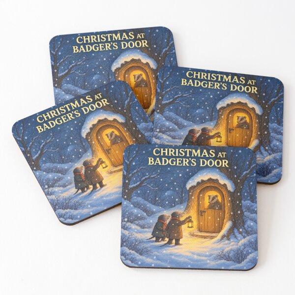 Item preview,  Christmas at Badger’s Door – The Wind in the Willows - Upscaled Version designed and sold by Novel Works Studio.
