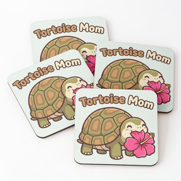 Item preview, Tortoise Mom, Cute Tortoise Eating Hibiscus designed and sold by Rariks.