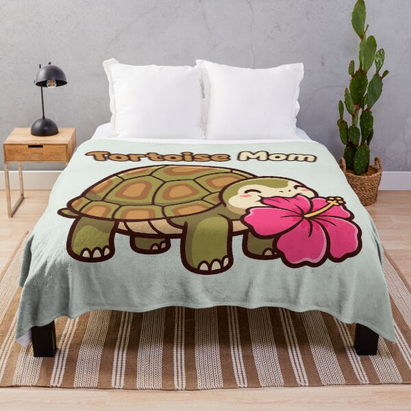 Item preview, Tortoise Mom, Cute Tortoise Eating Hibiscus designed and sold by Rariks.