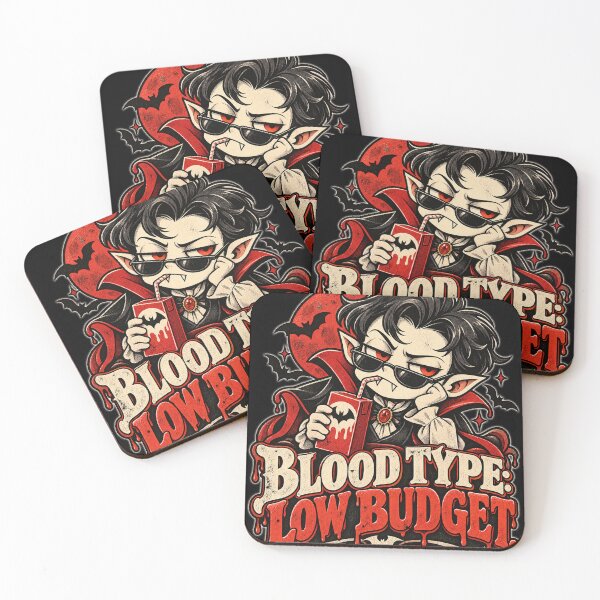 Item preview, Blood Type Low Budget Vampire Humor designed and sold by THAT-ONE-TEE.