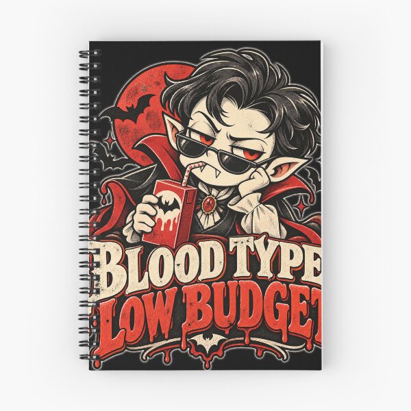 Item preview, Blood Type Low Budget Vampire Humor designed and sold by THAT-ONE-TEE.