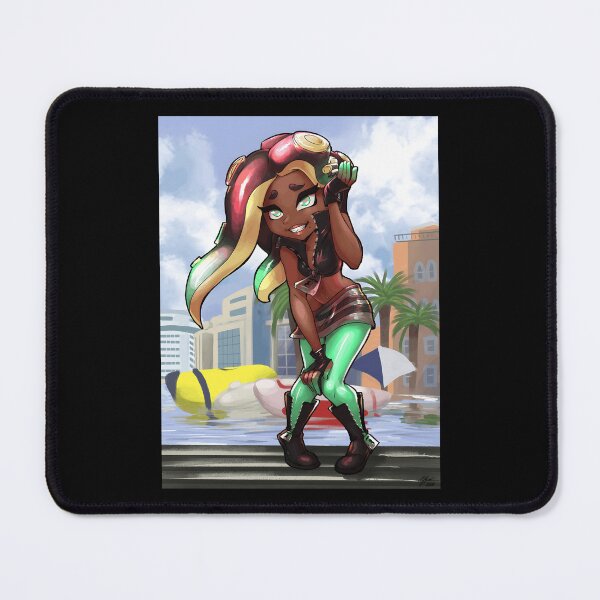 Item preview, Splatoon Marina Character Art with Urban Background designed and sold by fibiiistd.