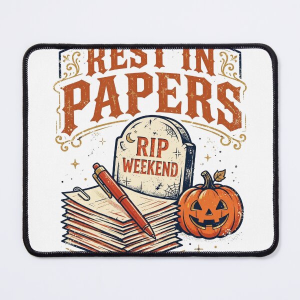 Item preview, Rest in Papers — Funny Halloween Teacher Shirt — Gift for Teacher designed and sold by theStaffRoomHQ.