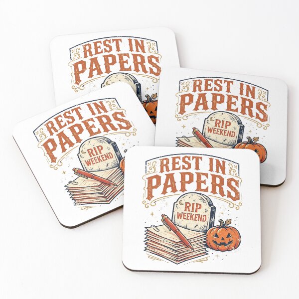 Item preview, Rest in Papers — Funny Halloween Teacher Shirt — Gift for Teacher designed and sold by theStaffRoomHQ.