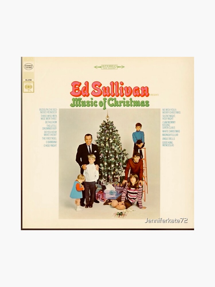 "Ed Sullivan Christmas" Sticker for Sale by Jenniferkate72 Redbubble