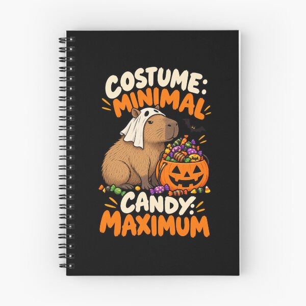 Item preview, Costume Minimal Candy Maximum Funny Halloween Capybara designed and sold by MOTIFOLK.