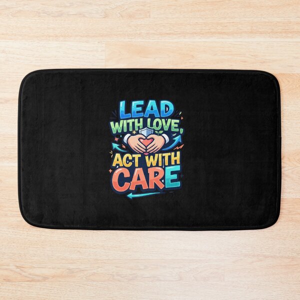 Item preview, Lead With Love Act With Care Compassion Quote Oregon School designed and sold by AmeliaShirts.