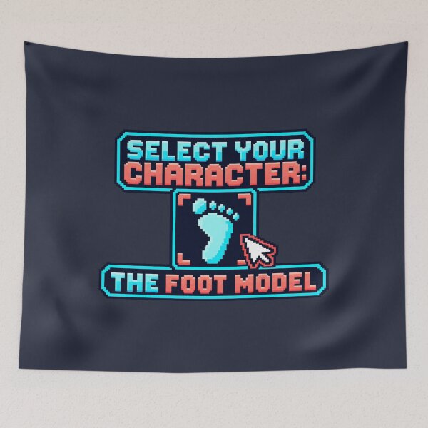 Item preview, Select Your Character – Retro Foot Model Graphic designed and sold by Bernd Friese.
