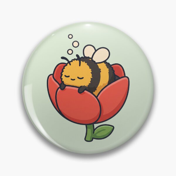 Item preview, Sleepy Bumblebee Napping in a Red Tulip designed and sold by Rariks.