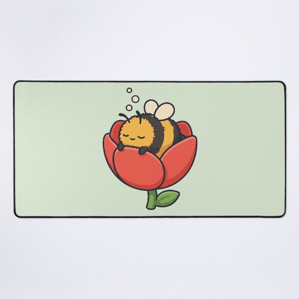 Item preview, Sleepy Bumblebee Napping in a Red Tulip designed and sold by Rariks.
