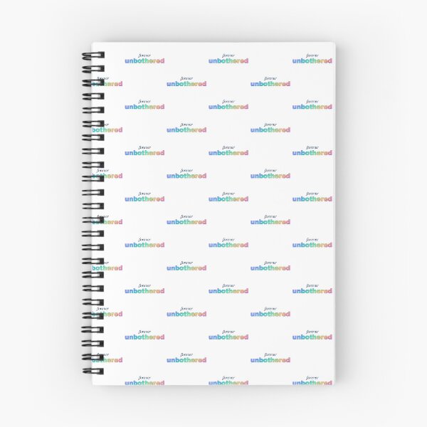 Item preview, Forever Unbothered Minimalist Typography Quote designed and sold by Tad & smidgen.
