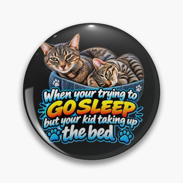Item preview, Cat Struggle Mum Cat and Kitten Hogging the Bed designed and sold by Tee-Shirt-Topia.