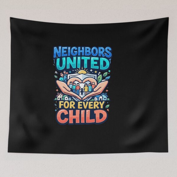 Item preview, Neighbors United Every Child Community Support Oregon School designed and sold by AmeliaShirts.