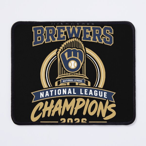 Item preview, Milwaukee Brewers Baseball 2026 National League Champions trophy designed and sold by cozygamerstore.