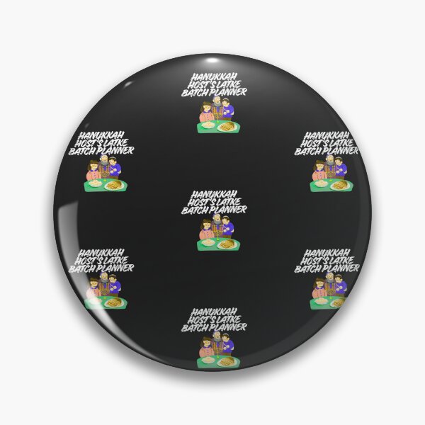 Item preview, Hanukkah Host's Latke Batch Planner designed and sold by Bubpat.