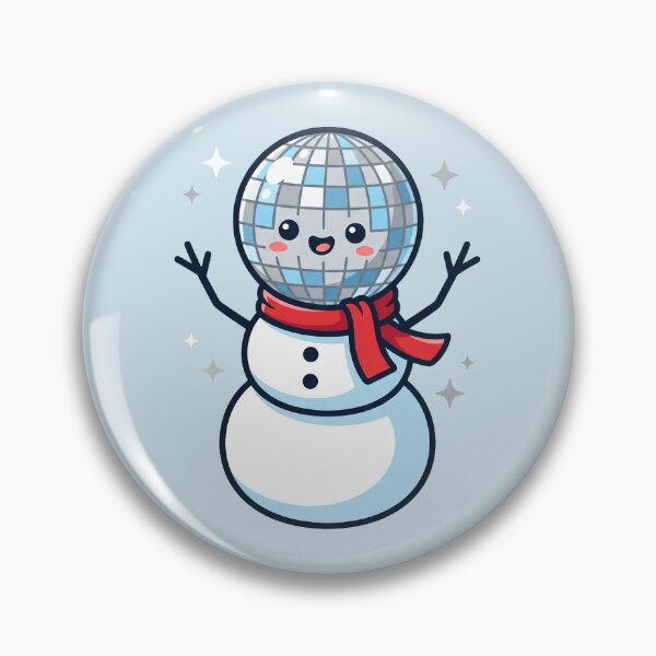 Item preview, Disco Snowman with Mirrorball Head, Christmas Party designed and sold by Rariks.