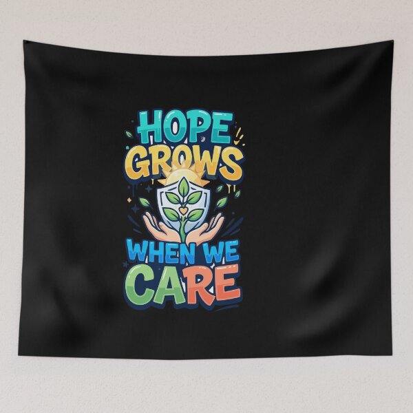 Item preview, Hope Grows When We Care Earth Day Nature Design Oregon School designed and sold by AmeliaShirts.