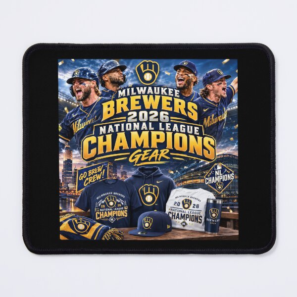 Item preview, Milwaukee Brewers 2026 National League Champions Gear designed and sold by cozygamerstore.