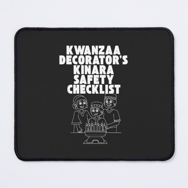 Item preview, Kwanzaa Decorator's Kinara Safety Checklist designed and sold by Bubpat.