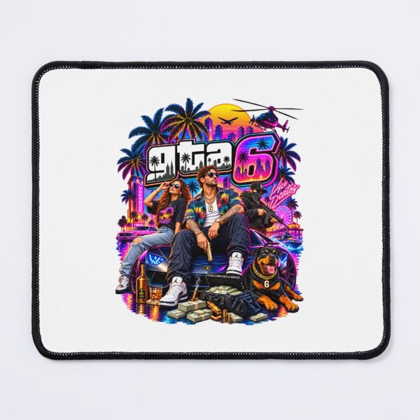 Item preview, GTA 6, Grand Theft Auto VI Graphic, Vice City Gaming, Jason Lucia designed and sold by Maris8Mihok.