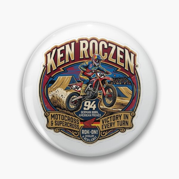 Item preview, Ken Roczen 94 Motocross Legend Vintage Sticker designed and sold by Y&M.