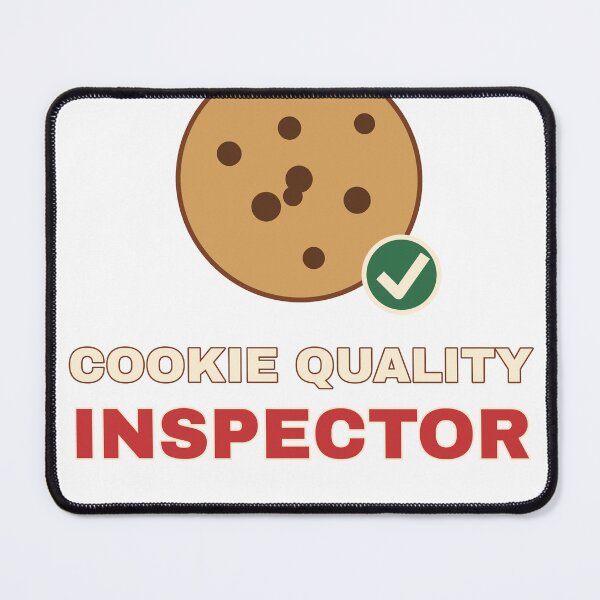 Item preview, Cookie Quality Inspector, Christmas Baking designed and sold by PearlCity-Art.