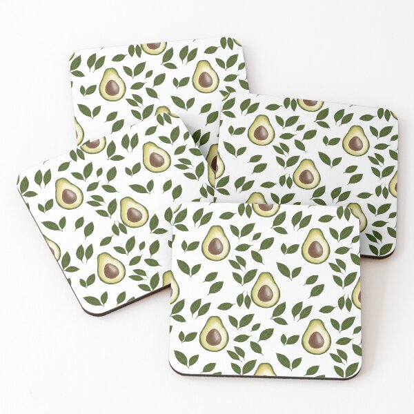 Item preview, Cute Avocado Seamless Pattern designed and sold by Jemmiko.