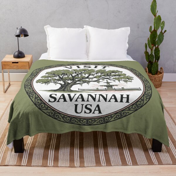 Item preview, Visit Savannah USA Live Oak and Forsyth Fountain designed and sold by AIG - Andrei Ilie Graphics.