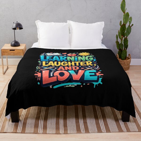 Item preview, Learning Laughter Love School Teacher Student Design Oregon School designed and sold by AmeliaShirts.