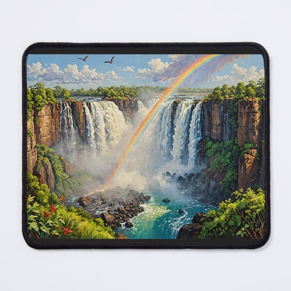 Item preview, Where the Rainbow Meets the Falls designed and sold by tambanow.