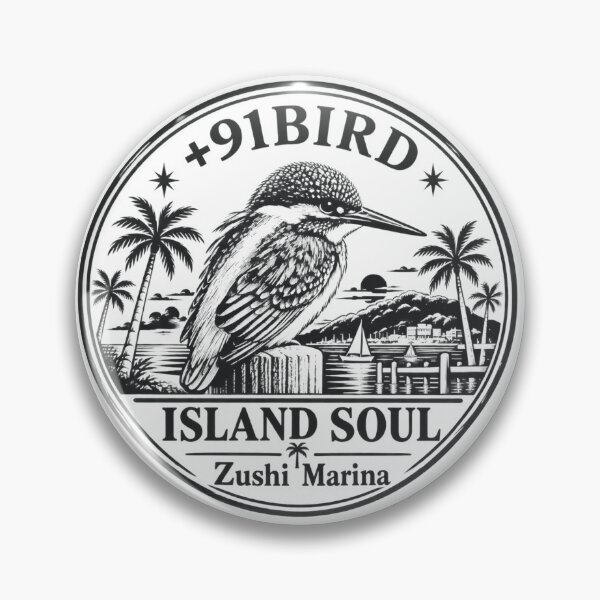 Item preview, Island Soul — Zushi Marina Kingfisher | +91BIRD designed and sold by Plus91BIRD.