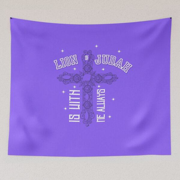 Item preview, The Lion Of Judah - Crucifixion Messiah Resurrection Inspo Quotes - Christmas Gifts - Purple designed and sold by Doiemacreations.