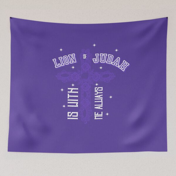 Item preview, The Lion Of Judah - Holy Ghost Jesus Christ Catholic Saints - Christmas Gifts For Boyfriend - Purple designed and sold by Doiemacreations.