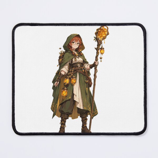Item preview, Honey Alchemist Beekeeper Original Anime Art designed and sold by AnimeOrbit.