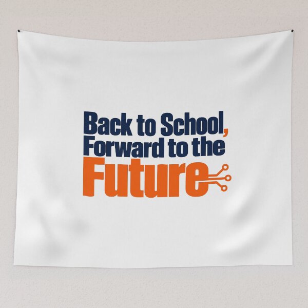 Item preview, Back to School Forward to the Future Bold Typography AI Student Humor designed and sold by ThreadQuirk.