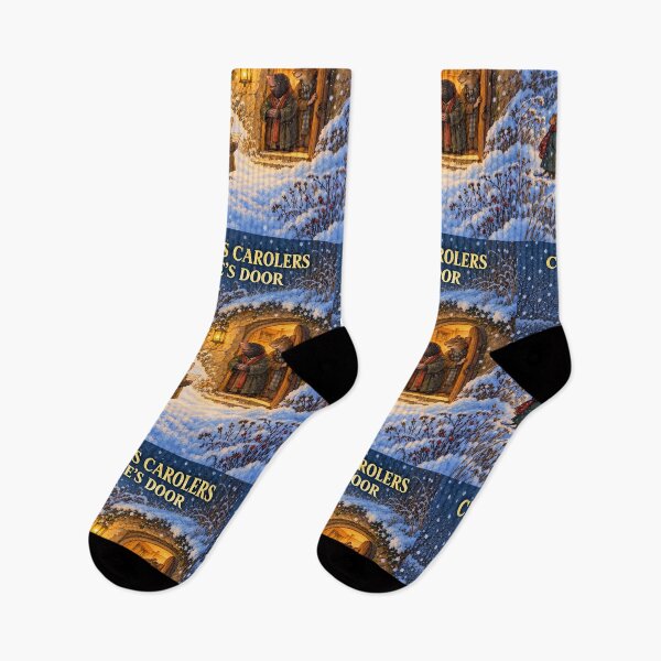 Item preview, Christmas Carolers at Mole’s Door — The Wind in the Willows designed and sold by Novel Works Studio.