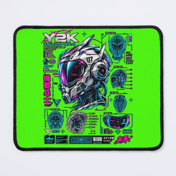 Item preview, Y2K Mecha Pilot Helmet Blueprint designed and sold by FUIRY .