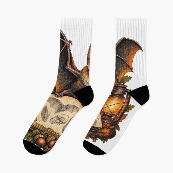 Item preview, Field Notes on Bats – Halloween Bat Illustration designed and sold by Xnuery.