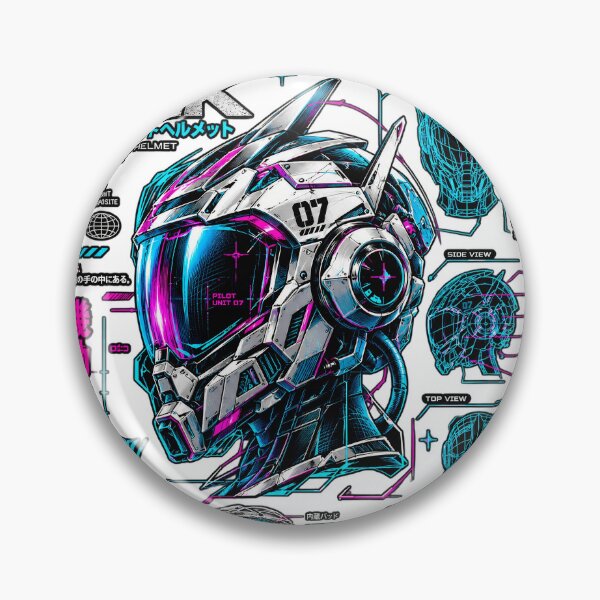 Item preview, Y2K Mecha Pilot Helmet Blueprint designed and sold by FUIRY .