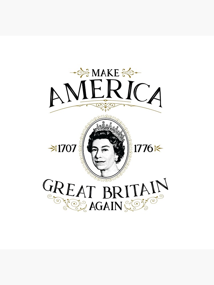 Thumbnail 3 of 3, Throw Pillow, Make America Great Britain Again designed and sold by KatieBuggDesign.