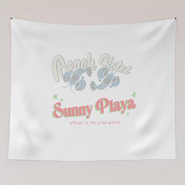 Item preview, Beach Hotel Sunny Playa Welcome Grand Opening Lobster T-Shirt designed and sold by Atique Creations.