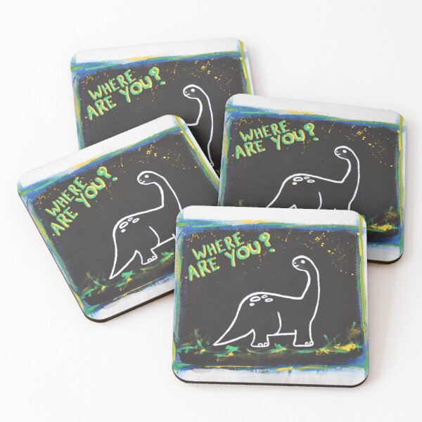 Item preview, Where Are You? – Dinosaur illustration designed and sold by Graffystyle.