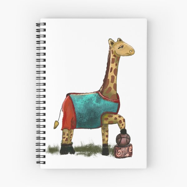 Item preview, Basketball Giraffe Print | Funny Sporty Animal Illustration designed and sold by TheHawthornFairy.