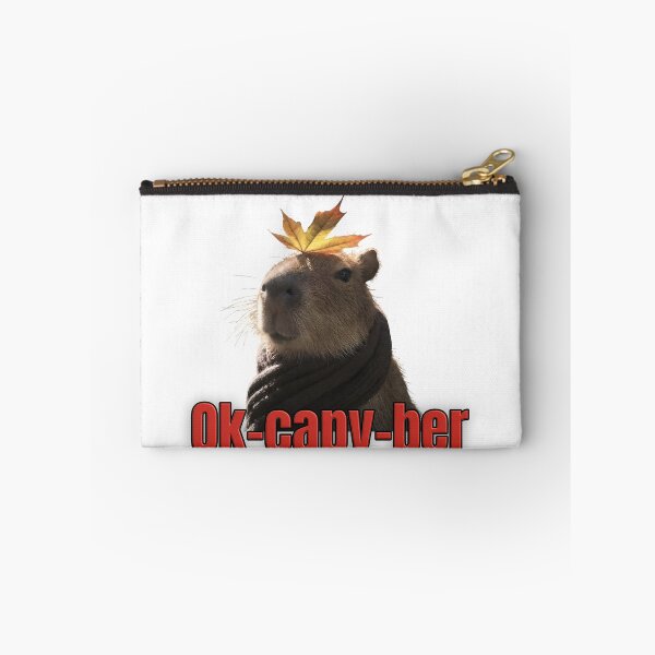Item preview, Ok-capy-ber Cute Fall Capybara Autumn Meme designed and sold by aysenism.