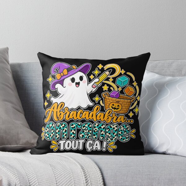 Item preview, Abracadabra… let's put it all away! – Halloween educator, cute ghost and Halloween pumpkin for educator classic T-shirt designed and sold by houmate.